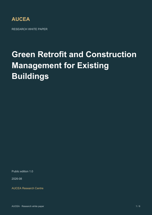 Green Retrofit and Construction Management for Existing Buildings